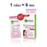 ราคา Garnier การ์นิเย่ ซากุระ ไวท์ แบบซองฉีก 6 ซอง (665576024)