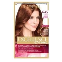 ราคา LOREAL PARIS EXCELLENCE สีผมเบอร์ 6 45 สีบลอด์เข้มประกายทองแดงเหลือบมะฮอกกานี 1กล่อง (1016072998)