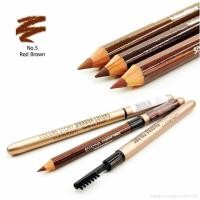 ราคา 1 โหล 12 แท่ง Sivanna Colors Story Waterproof Silky Eyebrow Pencil ดินสอเขียนคิ้ว ที่เขียนคิ้ว ดินสอเขียนคิ้วกันน้ำ ติดทน เบอร์ 5 Red Brown (506628481)
