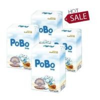 ราคา POBO Soap สบู่น้ำแร่ คอลลาเจน 60กรัม 4 ก้อน (1342234604)