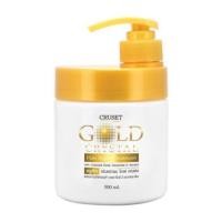 ราคา 500 ml Cruset Gold Crystal Hair Repair Treatment ทรีทเม้นท์หมักผม ครูเซ็ท สำหรับผมแห้งเสีย (897128236)
