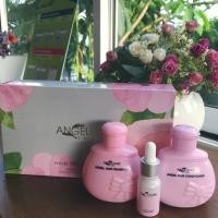 ราคา Angel Hair Set ใหญ่ แองเจิ้ล แฮร์ ชุดแชมพูนางฟ้า โฉมใหม่ ฟื้นฟูผมแห้งเสีย เร่งผมยาวคูณ 3 สีผมติดทนนาน ลดผมขาด หลุดร่วง ใน 1 ชุด ชุดใหญ่ 1ชุด (862544481)