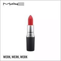ราคา ลิปสติกแท่ง แมค MAC POWDER KISS MATTE LIPSTICK ช่วยเปลี่ยนลุคได้ดุจใจปรารถนา เนื้อแมท บำรุงริมฝีปาก (878550779)