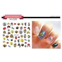 ราคา สติกเกอร์เล็บติดเล็บ แทททูลายน้ำ Nail sticker M214 233 (1175694101)