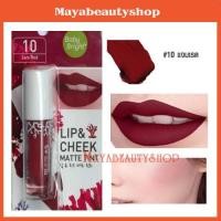 ราคา ลิป Baby Bright Lip Cheek Matte Tint ชีค ทินท์ ปริมาณ 2 4g เบอร์10 Jam Red (684314779)