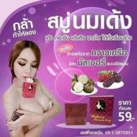 ราคา สบู่นมเด้ง สบู่มัลเบอรี่ กวาวเครือ By Madame Path Pink 2 ก้อน (1345424671)