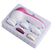 ราคา เครื่องนวดหน้า ทำความสะอาดหน้า 5 in 1 Beauty care Clean Face Beauty Massager Pink (13648558)