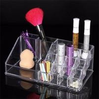 ราคา กล่องอะคริลิคใส สำหรับเครื่องสำอางค์ และเครื่องประดับ 4 ช่องใ่สเครื่องสำอาง 12 ช่องใส่ลิปสติก (104007700)