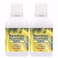 ราคา Bamboo Mouthwash Plus น้ำยาบ้วนปากแบมบู 2 ขวด 300 ml x2 (110349219)
