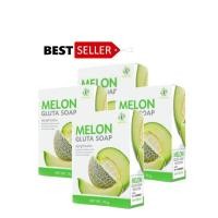 ราคา 4ก้อน สบู่กลูต้าเมล่อน Melon Gluta Acna Soap ก้อนละ 70 g (1023834251)