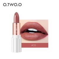 ราคา O TWO O Matte Lipstick Velvety Professional Makeup Multi color Long wear Smooth Lip Gloss 12 Colors Available Ruby (1062666028)
