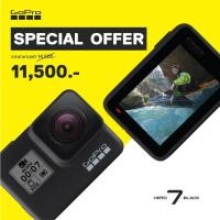ราคา GoPro Hero 7 Black 4K พร้อมกันสั่น HyperSmooth ของแท้ ประกันศูนย์ไทย ฟรี MicroSD 64GB (403137630)