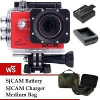 ราคา SJCAM Sj5000 WiFi 14MP Red Battery Charger Medium Bag (2638019)