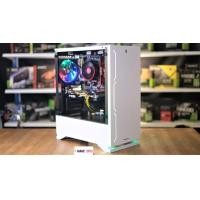 ราคา ของใหม่ คอมประกอบ เล่นเกม ทำงาน PUBG GTA V BF V AMD RYZEN 7 1700 Turbo 3 7Ghz 8C 16T 8GB DDR4 GTX 1660 Ti 6GB HDD 1TB หรือ 240 GB TSUNAMI GALAXY H8 RGB ขาว SKU 04063 (655202201)