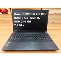 ราคา Used Notebook โน๊ตบุ๊ค Toshiba i5 RAM 8GB SSD 240GB แป้นตัวเลขแยก ฟรีเกมส์ตามสั่ง GTAV PUBG Mobile PB HON ROV FreeFire FiFa4 PES2017 BF4 Sim4 ทดสอบแล้วเล่นได้ (700146801)