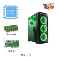 ราคา I5 4670 แรม 4 การ์ดจอ GTX 1060 3G สเปกเอาใจคนชอบเล่นเกมส์ เคส i4 41 (587752587)