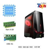 ราคา PC CPU I5 4670 แรม 8 การ์ดจอ Gtx 1060 3G เหมาะกับคนชอบเล่นเกมส์ เคส i3 40 (597092945)