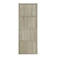 ราคา ตู้ล็อคเกอร์ 42 ซม 4 ชั้น มีกุญแจล๊อค สีพรีเมียร์โอ๊ค (337391794)