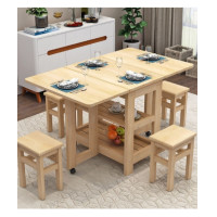 ราคา Delicato ชุดโต๊ะอาหารพับได้ 4ที่นั่ง 80x120x75cm S 02A (1416064643)