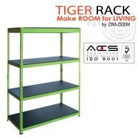 ราคา TIGER RACK ชั้นวางของ เหล็ก 4 ชั้น JUMBO ใหญ่พิเศษ กว้าง 117 3 ลึก 57 สูง 183 ซม (1478272664)