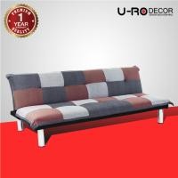 ราคา U RO DECOR รุ่น CHECK เช็ค โซฟาเบด 3 ที่นั่ง สีเทา แดง ขาว SOFA BED 180 องศา โซฟาปรับนอน โซฟาพับเตียงโซฟา (1464852817)