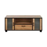 ราคา โปรโมชั่น ตู้วางทีวี HAZEL สี LOFT TEAK ตู้วางทีวี TV Cabinet ชั้นวางทีวี โต๊ะวางทีวี โต๊ะวางโทรทัศน์ ตู้โทรทัศน์ ชั้นวางโทรทัศน์ ของแท้ 100 ส่งเร็ว (1500200851)