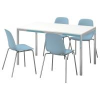 ราคา โต้ะ เก้าอี้ ชุดโต้ะเก้าอี้ โต้ะกินข้าว เก้าอี้กินข้าว โต้ะทานข้าว โต้ะรับแขก โต๊ะและเก้าอี้ 4 ตัว ชุดโต๊ะทานอาหาร 1 4 ที่นั่ง TORSBY LEIFARNE (1240476497)