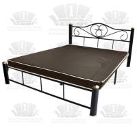 ราคา 1deelert เตียงเหล็กเสา 3 นิ้ว พร้้อมที่นอนเสริมฟองนํ้าหุ้มหนัง PVC ขนาด 3 5 ฟุต 5 ฟุต 6 ฟุต (1416916457)