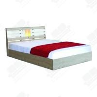 ราคา 1deelert เตียงนอน ไม้ระแนงพร้อมโคมไฟที่หัวเตียง ขนาด 3 5 5 6 ฟุต รุ่น Starlight มีสีให้เลือก (1501386651)