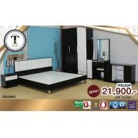 ราคา ชุดห้องนอนรุ่น Luleå A สีโอ๊ค ขาว (442551729)