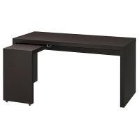 ราคา Desk with pull out panel 151x65 cm MALM (1638598822)