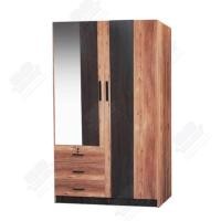ราคา 1deelert ตู้เสื้อผ้าไม้ 120 cm รุ่น WR405 สามารถเลือกสีได้ (1425200285)
