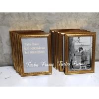 ราคา กรอบรูปสีทอง แพ็ค 10 ชิ้น กรอบรูปใส่ใบประกาศขนาด A 48x10 8x12 ราคาถูก พร้อมกระจก ขาตั้ง (1394554644)