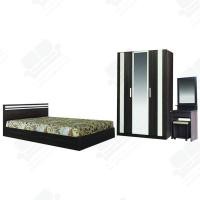 ราคา 1deelert ชุดห้องนอน 5 ฟุต 6 ฟุต รุ่น ANNA เตียง ตู้เสื้อผ้า โต๊ะเครื่องแป้ง ที่นอนสปริง2 0 มีสีให้เลือก (1604718179)