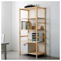 ราคา ชั้นวางของเด็ก ตู้ชั้นวางของ ชั้นวางหนังสือ ชั้นวางครัว ชั้นเก็บของ ชั้นวางของโชว์ ชั้นวางของ ไม้สน ขนาด 89x50x179 ซม IVAR ขนาด 89x50x179 ซม (1365608162)