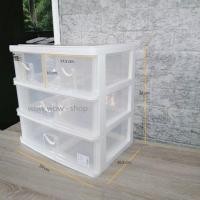 ราคา Out of the box กล่องลิ้นชัก3ชั้น4ช่อง รุ่น CK 554 สีขาว ผลิตจากพลาสติกคุณภาพ เกรด A เหมาะสำหรับจัดเก็บสิ่งของ ขนาด39 26 5 38cm (1434782916)