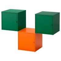 ราคา ชุดตู้เก็บของ สีส้ม เขียวเข้ม ขนาด 105x70 ซม LIXHULT ขนาด 105x70 ซม (1237864038)