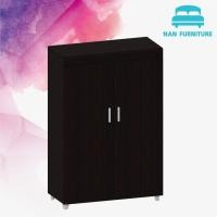 ราคา ื์NB Markt ตู้รองเท้า 80 ซม 2 บานเปิด รุ่น WS 021 สีโอ๊คดำ (467522332)