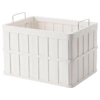 ราคา ตะกร้า ขาว ขนาด 36x27x23 ซม ตะกร้าสาน BRANKIS ขนาด 36x27x23 ซม (1239044994)