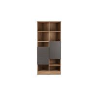 ราคา Bighome ส่งฟรี ตู้สูงบานผสม LENO SP 5562 โซลิดโอ๊ค FURDINI SP 5562 (467552006)
