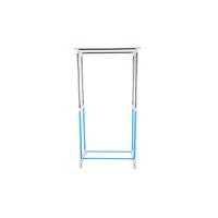 ราคา ราวแขวนบาร์คู่ปรับระดับ 81x43x90cm ฟ้า 0 58622 BLราวแขวนผ้าอุปกรณ์ซักรีดจัดเก็บและทำความสะอาด (893808093)