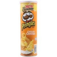 ราคา พริงเกิลส์ มันฝรั่งทอดกรอบ รสชีสซี่ชีส 107กรัม Pringles Potato Crisps Cheesy Cheese Flavor 107g ขนมนำเข้า (833546120)