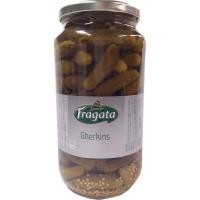 ราคา แพ็ค 2 Fragata Whole Gherkins in Vinegar 935g (890908601)