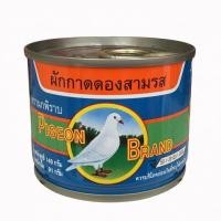 ตรานกพิราบ ผักกาดดองสามรส ฝาดึง ขนาด 140 กรัม