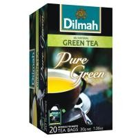ราคา Dilmah Pure Green Tea ดิลมา เพียว กรีนที ชาศรีลังกา 1 5กรัม x 20ซอง (360742043)