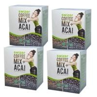 ราคา SWIZER COFFEE MIX ACAI BERRYกาแฟเพื่อสุขภาพ สไวเซอร์ คอฟฟี่ มิกซ์ พลัส อาซาอิ เบอร์รี่ จากป่าอเมซอนในบราซิล บรรจุ 10 ซอง 4 กล่อง (309425539)