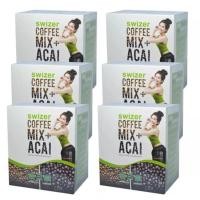 ราคา SWIZER COFFEE MIX ACAI BERRYกาแฟเพื่อสุขภาพ สไวเซอร์ คอฟฟี่ มิกซ์ พลัส อาซาอิ เบอร์รี่ จากป่าอเมซอนในบราซิล บรรจุ 10 ซอง 6 กล่อง (309373549)