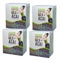 ราคา SWIZER COFFEE MIX ACAI BERRYกาแฟเพื่อสุขภาพ สไวเซอร์ คอฟฟี่ มิกซ์ พลัส อาซาอิ เบอร์รี่ จากป่าอเมซอนในบราซิล บรรจุ 10 ซอง 4 กล่อง (309389372)