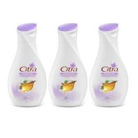 ราคา Citra ซิตร้า สีม่วง ขนาด 150ml ขวด แพ็คละ3ขวด Nourished White Hand Body Lotion My FooD (876594483)