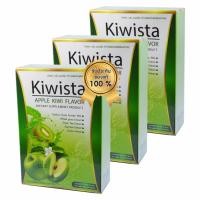 ราคา โฉมใหม่ Kiwista Detox ดีท๊อกซ์ กีวิสต้า รสแอปเปิ้ล กีวี่ ขับล้างสารพิษ ดีท๊อกซ์ลำไส้ ขนาดบรรจุ 5 ซอง 3 กล่อง (397501977)